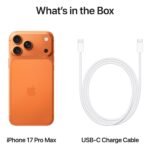 Apple iPhone 17 Pro Max ,256 GB, Cosmic Orange, 5G